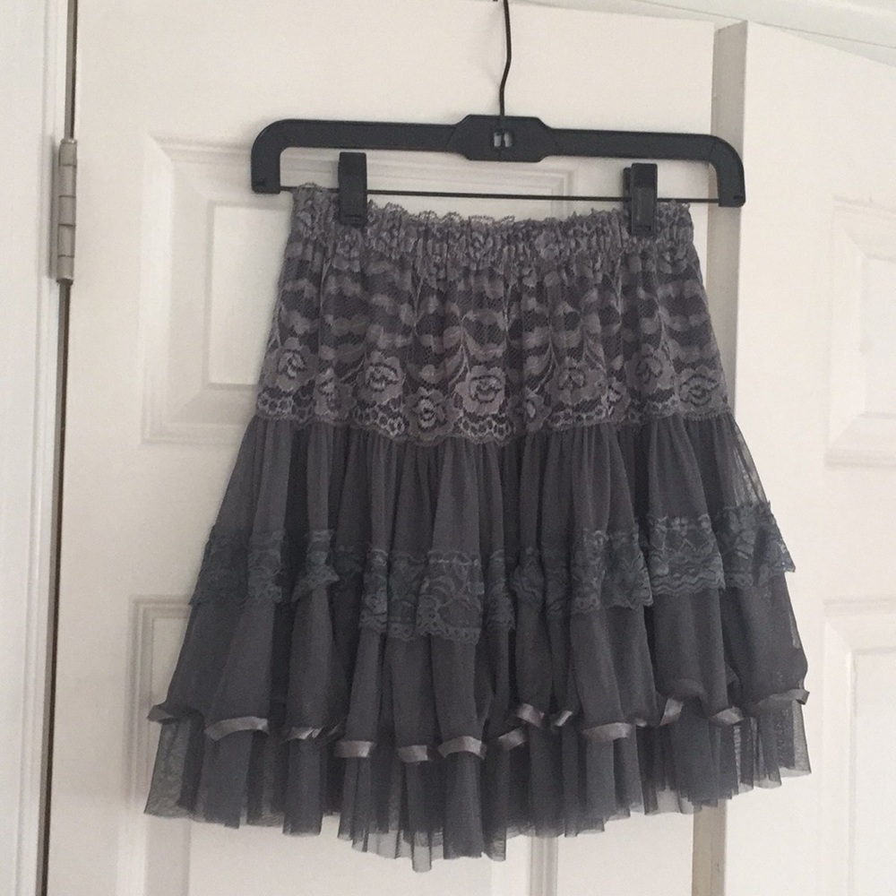 Tulle miniskirt